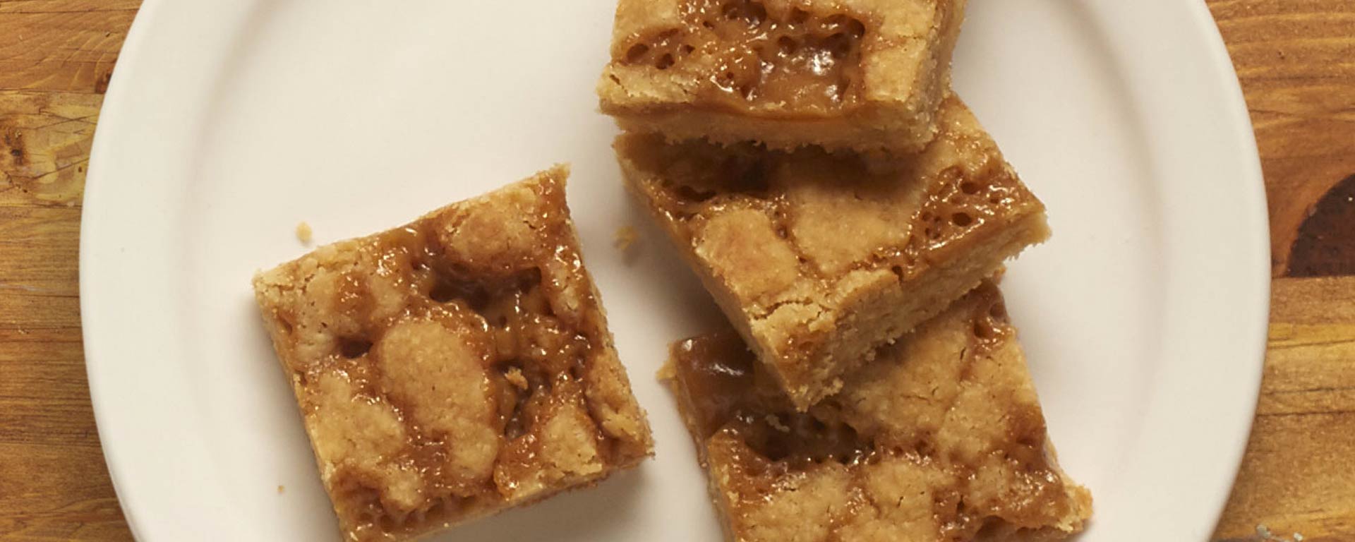 Photo of - Salted Caramel Crumb Bars