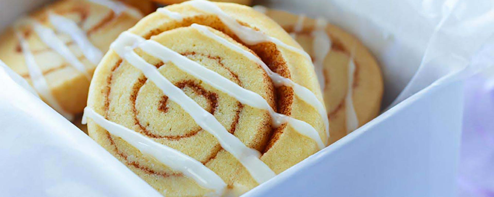 Photo of - Cinnamon Bun Swirl Shortbreads